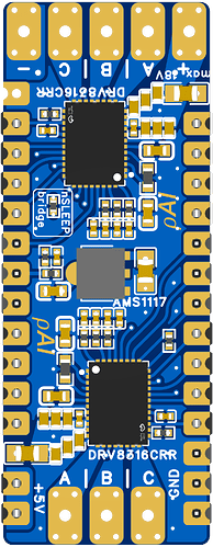 Dual DRV8316R 3PWM Driver top