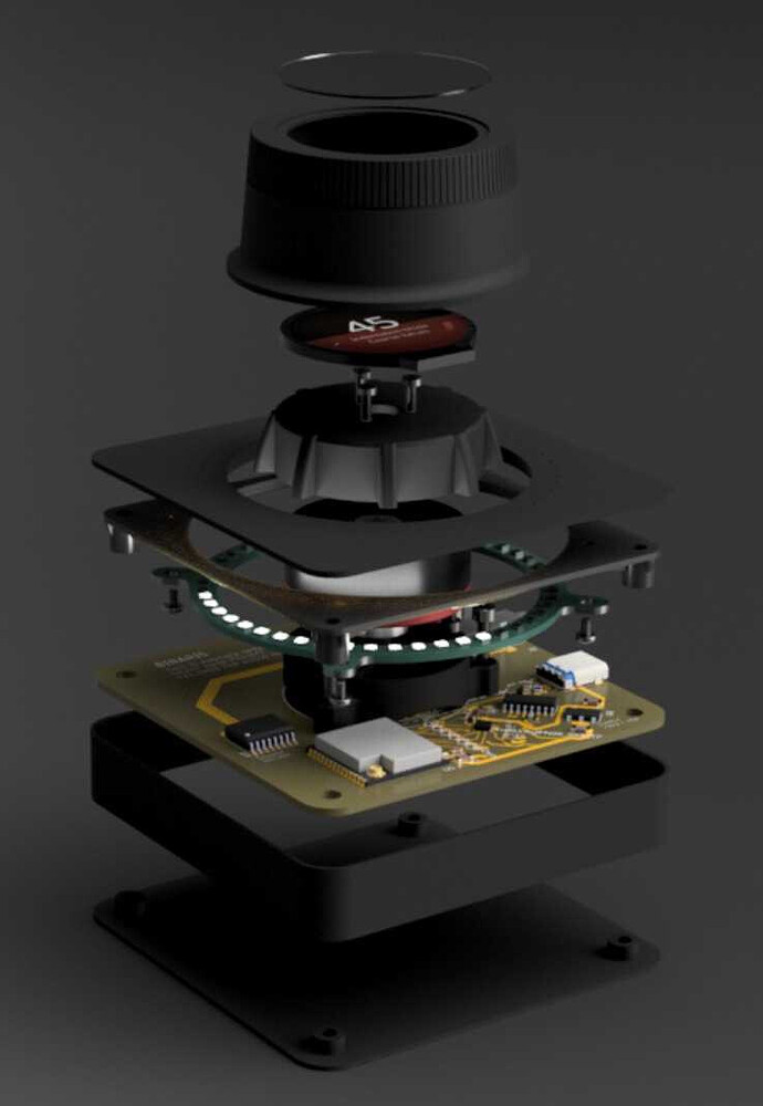 Setup for 60mm haptic input knob? hardware support SimpleFOC Community