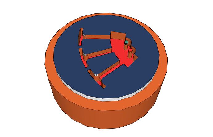 Giant solenoid mold for coated iron powder