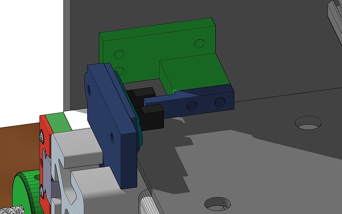 Y limit switch right side trigger