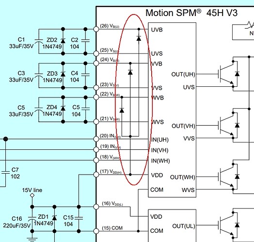 internal diodes