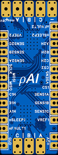Dual DRV8316R 3PWM Driver bottom