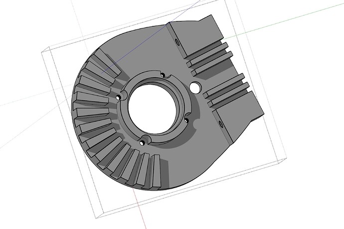 Stator_front fork outrunner mount