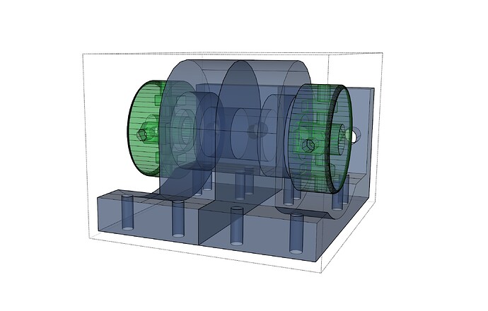 Y axis bearing assembly